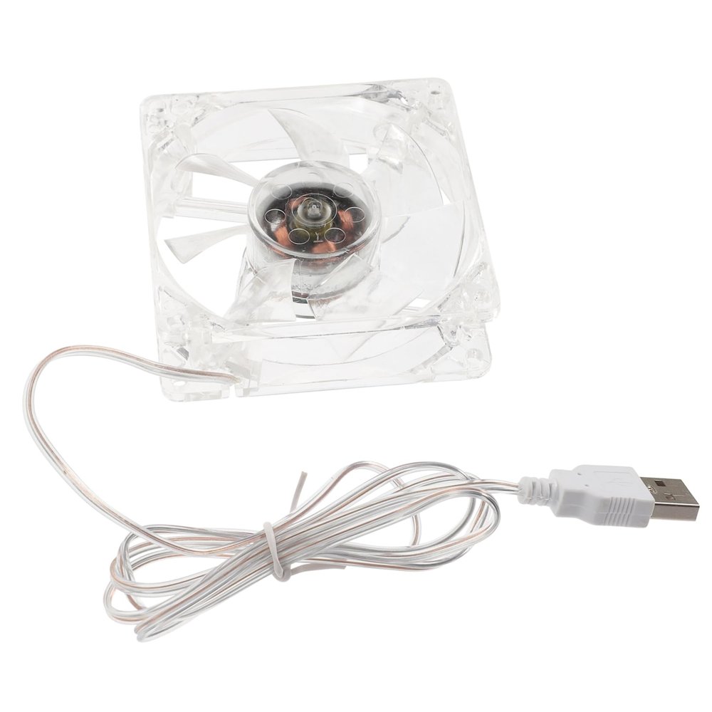 BESPORTBLE Hamster Cooling Fan Pet Cage for Lightweight USB-Powered Small Animal Fan Transparent Design for Comfortable Pet Environment