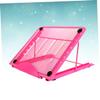 balacoo Tablet Stand Adjustable Pink Base Mounts Stands Holder Cooling Folding Foldable Folding Bracket Cooling Base Rack Desktop Bracket Portable Pink view 4
