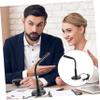 Angoily USB Microphone Angle Condenser Mic for Game Chatting Live Streaming Meetings Play Mic for Sound Quality Design view 4