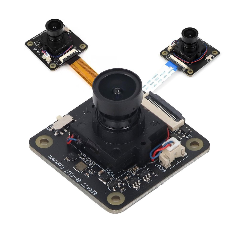 12.3MP Camera for RasPi 5, IMX477 Camera Module with Backlight Imaging, Switchable Filter, Suitable for RasPi 4B 3B W
