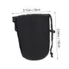 Angoily 2pcs Camera Bag Lens Pouch Neoprene Lens Case Pouch for Dslr Professional Camera Accessories Carabiner Attachment view 2