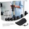 Angoily 2pcs Camera Bag Lens Pouch Neoprene Lens Case Pouch for Dslr Professional Camera Accessories Carabiner Attachment view 3