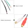 MAGICLULU Speaker Wire Adapter for Car Stereo to Audio Cable Stereo Subwoofer Cables Audio System Wire Versatile view 3