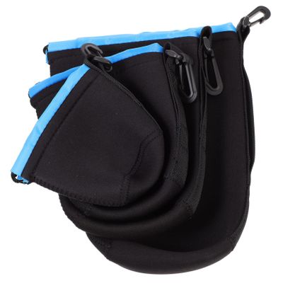 DOITOOL Professional Camera Lens Case Weatherproof Neoprene Pouch Belt Hooks for Photographers