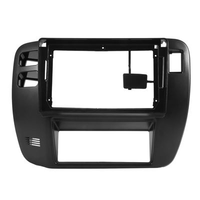 Car Stereo Frame 9 Inch Car Radio Fascia Accessories/Fit For Nissan Patrol 1997-2005 Video Panel Player Audio Dash 2 Din Frame Dashboard Mount Kit Radio Fascia Kit