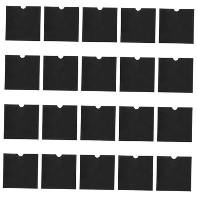 VOSAREA 20pcs Kraft Paper CD DVD Sleeves Storage Envelopes for Disc Protection Lightweight and Sturdy Suitable for Home or Travel