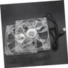 Angoily Cooling Pad 12cm Computer Cooling Fans Air Conditioning Fan for Router/Computer/Receiver view 4