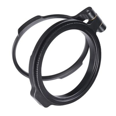 Angoily Filter Ring Quick Clamshell Bracket 49mm Filter Holder for Camera Lens Easy Adjust