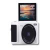 4K Digital Camera for Photography, with 3 180 Flip Screen, 16X Zoom, Digital Zoom Point and Shoot Camara, Compact Vlog Travel Camara, for Beginner (White) view 1