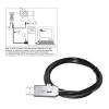 ZHANGLH F&T>D*I USB to RS232 RJ9 RJ11 4P4C Plug Console Control Cable for 505 497 LXD55 ETX 125 127 PC to AUDIOSTAR KABLE(5M) view 3