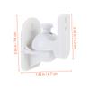 DOITOOL 4Pcs Adjustable Rotating Speaker Wall Mounts for Satellite Surround Sound Compatible Speakers for Home Theater Setup Black view 2