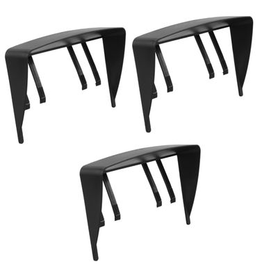 ABOOFAN 3pcs Auto Navigation Sunshade Sun Visor Cover Car Accessory Scratch Protection Versatile for Phones Tablets