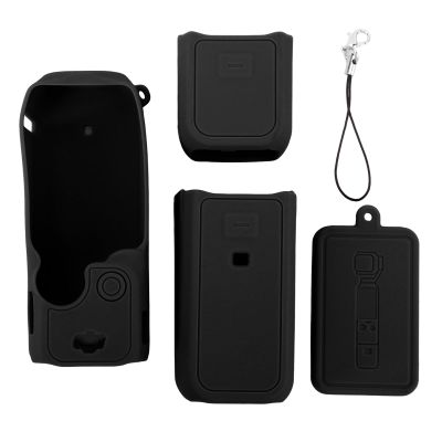 3 Cover Case, Screen Protective Cover Silicone Osmo Camera 3 Combo Accessories for Osmo 3 (Black)