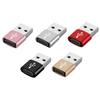balacoo 5pcs USB c Female to USB Male Adapter Kit Portable Converter for Data Sync and Charging Compatible Phones and Laptops Black Silver Pink Gold Red view 1