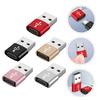 balacoo 5pcs USB c Female to USB Male Adapter Kit Portable Converter for Data Sync and Charging Compatible Phones and Laptops Black Silver Pink Gold Red view 2