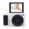 4K Digital Camera for Photography, 64MP HD Autofocus & 16X Digital Zoom & AI Stabilization, Retro Mirrorless Video Camera with Flip Screen for Travel Video (White) view 1