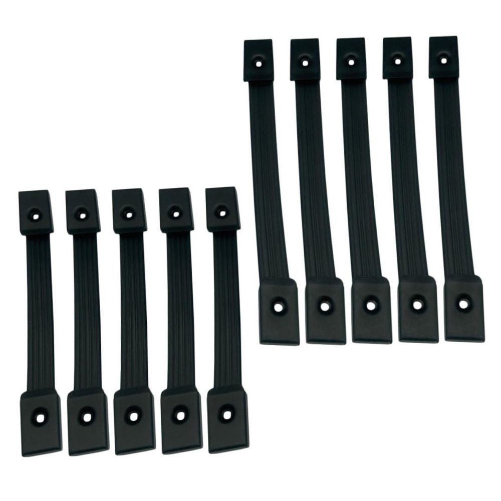 DOITOOL 10pcs Indoor Subwoofer Pull Handles for Speakers Sturdy Black Speaker Handle Set Easy to Install Replacement Accessory for Home Audio Systems