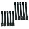 DOITOOL 10pcs Indoor Subwoofer Pull Handles for Speakers Sturdy Black Speaker Handle Set Easy to Install Replacement Accessory for Home Audio Systems view 1