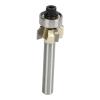 Milling Cutter Edging Router Bit 1/4xR1 Tungsten Steel Alloy Router Bit with 1/4 Inch Shank for MDF, Hardwood, Soft Wood, Particleboard, Ideal for Furniture, Office, Home view 2