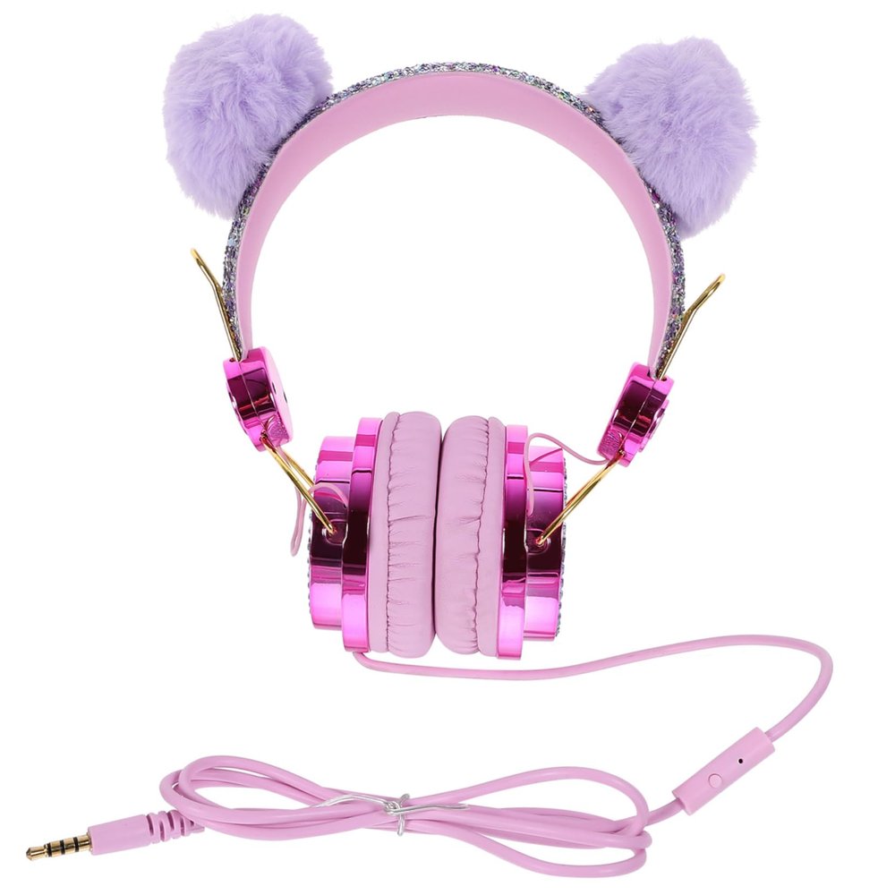 balacoo Ear Headphones for Boys and Girls 3.5mm Materials Cartoon Earmuffs Headset Random