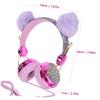 balacoo Ear Headphones for Boys and Girls 3.5mm Materials Cartoon Earmuffs Headset Random view 2