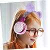 balacoo Ear Headphones for Boys and Girls 3.5mm Materials Cartoon Earmuffs Headset Random view 3