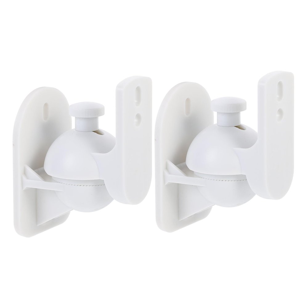 Mipcase 2sets Speaker Wall Mount Brackets Surround Sound Speaker Mounts for Wall Installation Modern Design Easy to Install Bracket for Home