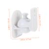 Mipcase 2sets Speaker Wall Mount Brackets Surround Sound Speaker Mounts for Wall Installation Modern Design Easy to Install Bracket for Home view 2
