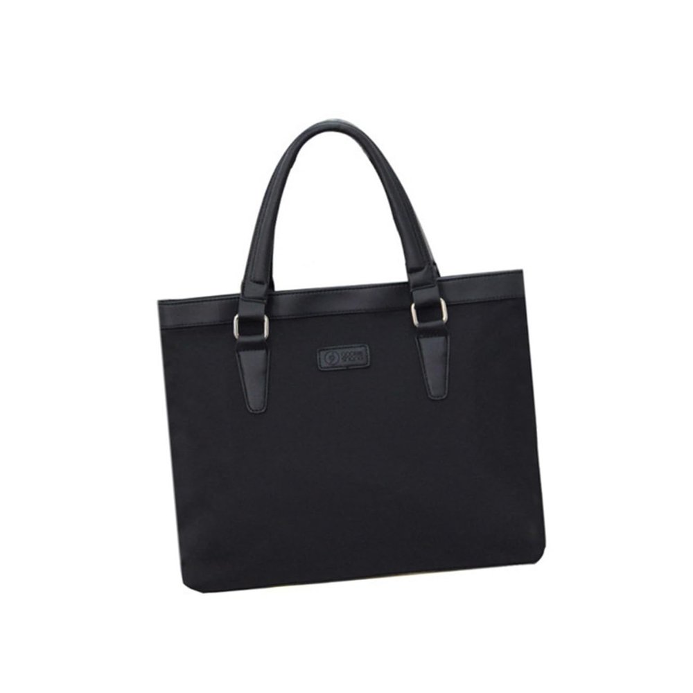 balacoo Men's Cow Leather Briefcase Laptop Bag Business Bag Large Compartment for Documents Books