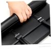 balacoo Men's Cow Leather Briefcase Laptop Bag Business Bag Large Compartment for Documents Books view 2