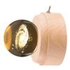 PRETYZOOM USB Crystal Ball Night Light with Beech Base Table Ornament view 1