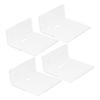OHPHCALL 4pcs Sturdy Wall Mount Monitor Bracket Holder for Boys and Girls Room Floating Shelf Routerbracket view 1