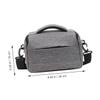 balacoo Present for Photography Enthusiasts Waterproof Camera Bag Comfortable Shoulder/hand Carry Grey view 2