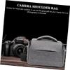 balacoo Present for Photography Enthusiasts Waterproof Camera Bag Comfortable Shoulder/hand Carry Grey view 4