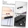 ABOOFAN 5-Slot Cable Organizer Clips 4PCS Multi-Functional Cable Management for Desktop Magnetic Cord Holder for Home and Office Suitable for USB Charging and Power Cords view 3