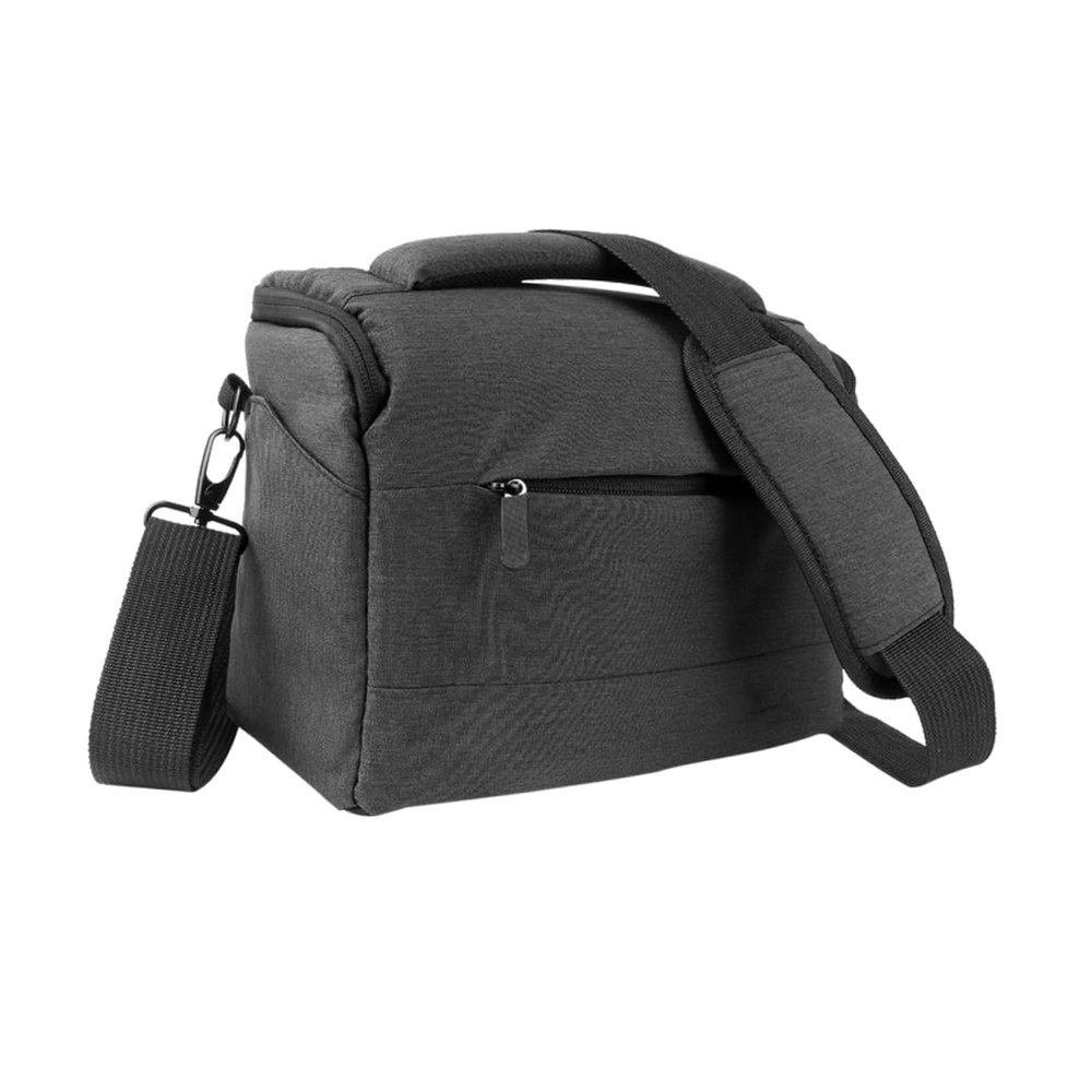 balacoo Camera Storage Pouch Large Capacity Bag for Cameras Accessories Comfortable Shoulder Bag Pockets Black