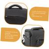balacoo Camera Storage Pouch Large Capacity Bag for Cameras Accessories Comfortable Shoulder Bag Pockets Black view 2