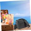 balacoo Camera Storage Pouch Large Capacity Bag for Cameras Accessories Comfortable Shoulder Bag Pockets Black view 3