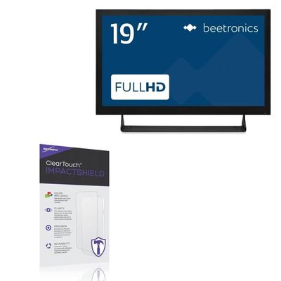 BoxWave Screen Protector Compatible with Beetronics 19HD7M - ClearTouch ImpactShield (2-Pack), Impenetrable Screen Protector Flexible Film