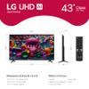 LG 43UA7700P 43 inch Class UA77 Series LED AI 4K Smart webOS TV (2025) view 2