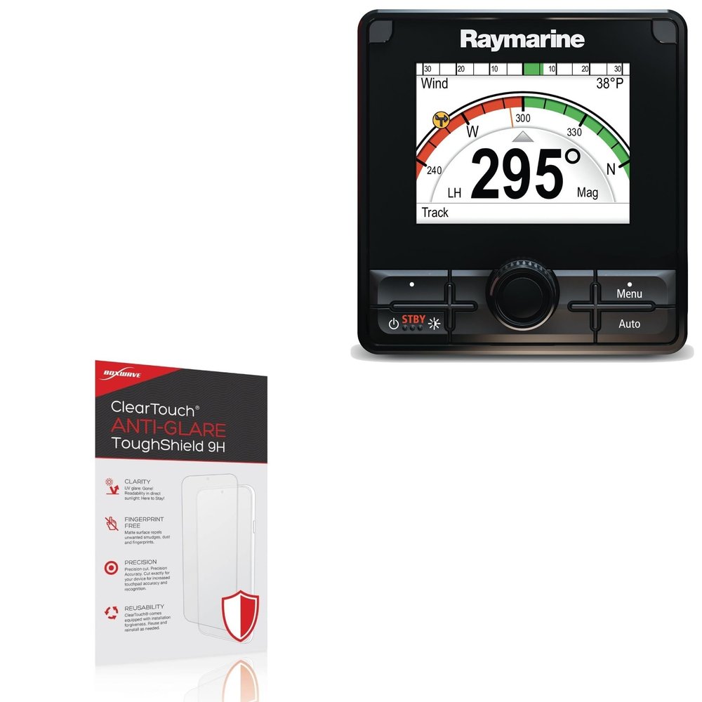 BoxWave Screen Protector Compatible with Raymarine P70Rs - ClearTouch Anti-Glare ToughShield 9H (2-Pack), Anti-Glare 9H Tough Flexible Film Screen Protector