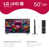 LG 50UA7700P 50 inch Class UA77 Series LED AI 4K Smart webOS TV (2025) view 2