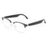 AI Translator Glasses, Efficient Smart Music Glasses Anti Blue Lens Lightweight for Business (Gold) view 4