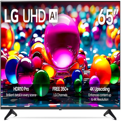 LG 65UA7700P 65 inch Class UA77 Series LED AI 4K Smart webOS TV (2025)