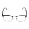 AI Translator Glasses, Efficient Smart Music Glasses Anti Blue Lens Lightweight for Business (Gray) view 1