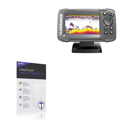 BoxWave Screen Protector Compatible with Lowrance Hook2 4X - ClearTouch ImpactShield (2-Pack), Impenetrable Screen Protector Flexible Film