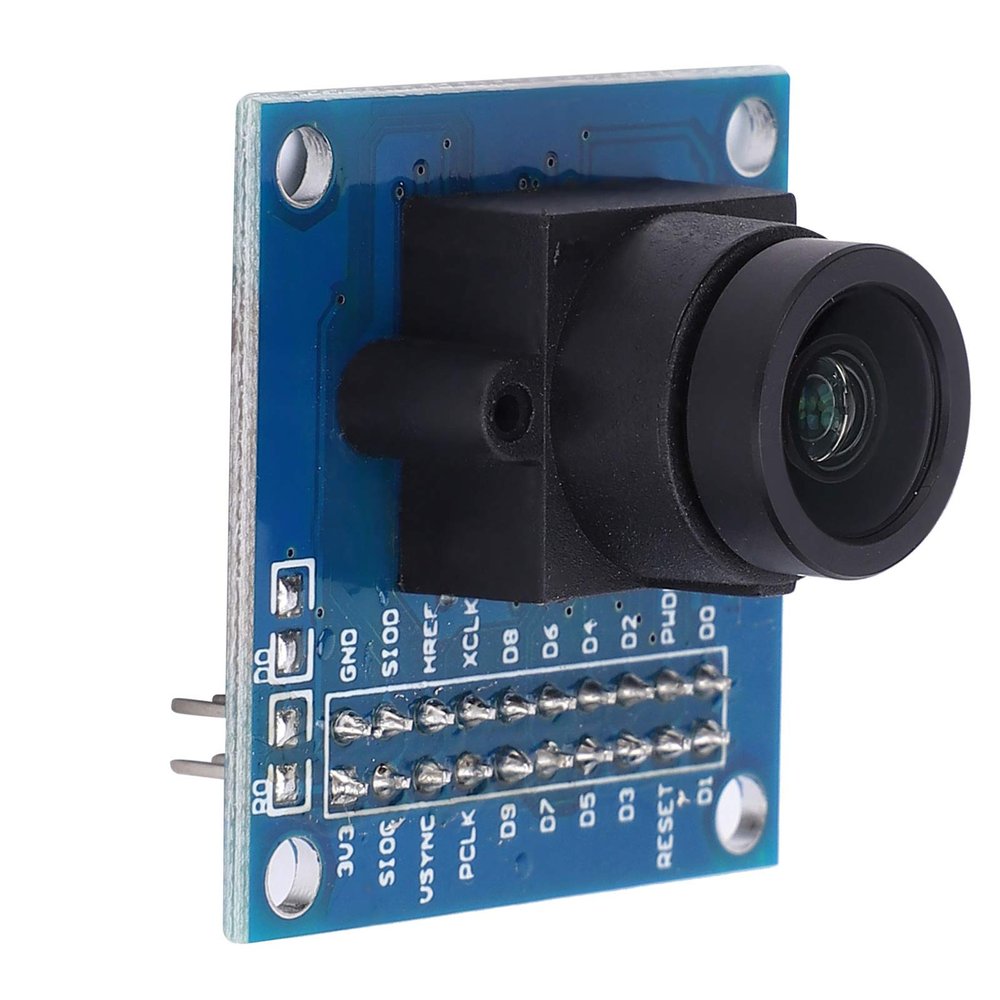 Aurovibe OV7725 30W High Definition Camera Module with STM32 for Webcam, 60fps VGA Output, SCCB Interface Programmable, Low Illumination Sensitivity, 1/4in Optical Size, Ideal for