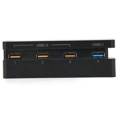 ANGGREK USB Hub, USB Multifunction USB Extension Charger with High Speed LED Indicator for Slim Game Console
