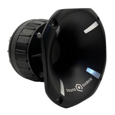 SoundQubed SQ-HDX-2HDT-8/6 Aluminum Short Horn Diffuser with 2" Titanium Driver & Compression Ring