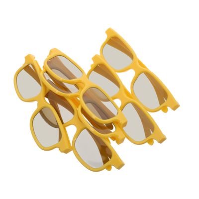 BESPORTBLE 6pcs Plastic Glasses for Boys and Girls Immersive Movie Interactive Viewing for Home School and Cinema and Lightweight Design
